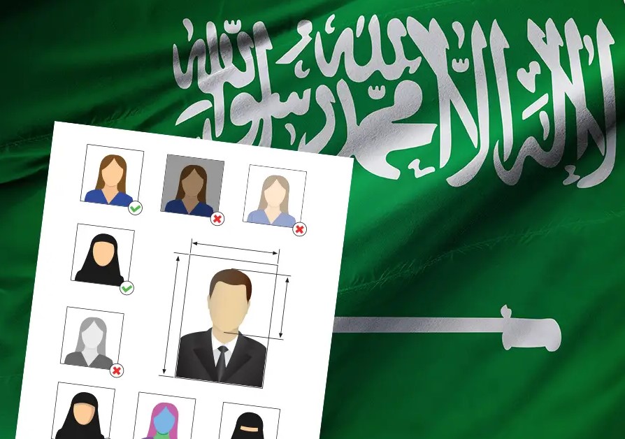 Saudi visa photo guidline